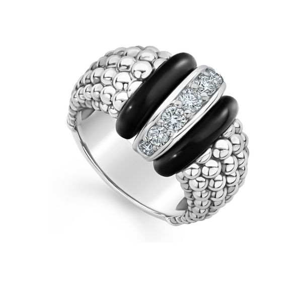 Black Caviar Diamond Ring Hingham Jewelers Hingham, MA