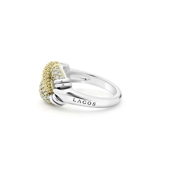 Caviar Lux Small Caviar Diamond Knot Ring Image 3 Hingham Jewelers Hingham, MA