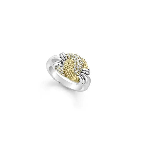 Caviar Lux Small Caviar Diamond Knot Ring Hingham Jewelers Hingham, MA