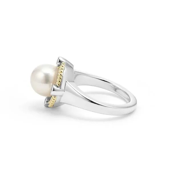 Luna Pearl Diamond Ring Image 2 Hingham Jewelers Hingham, MA