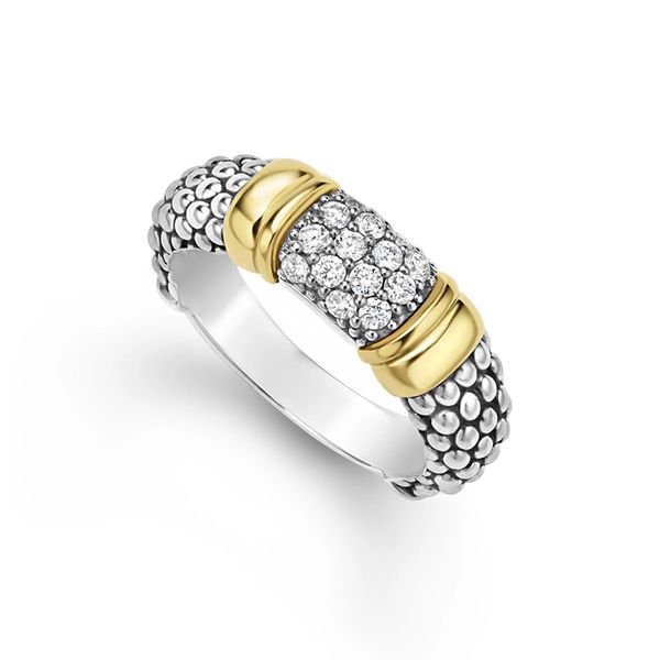 Signature Caviar Two-Tone Caviar Diamond Ring | 6mm Hingham Jewelers Hingham, MA