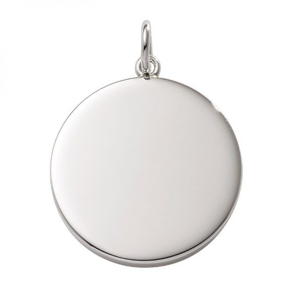 Engravable Polished Disc Charm Hingham Jewelers Hingham, MA