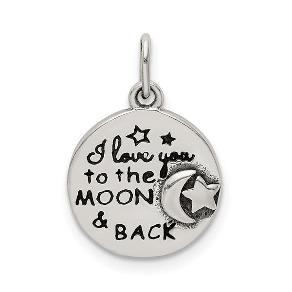 I Love You to the Moon & Back Charm Hingham Jewelers Hingham, MA