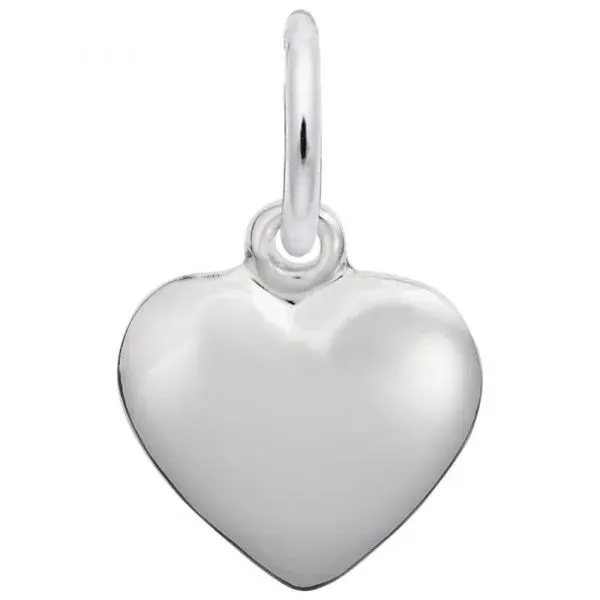 Puffed Heart Charm Hingham Jewelers Hingham, MA