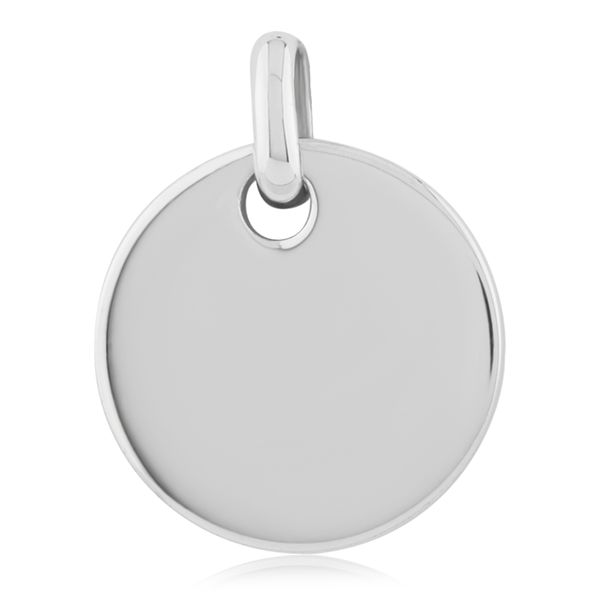 Polished Disc Charm or Pendant Hingham Jewelers Hingham, MA