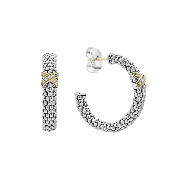 Caviar Lux Hoop Earrings Hingham Jewelers Hingham, MA