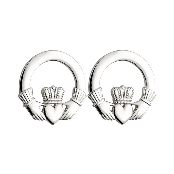 Claddagh Stud Earrings Hingham Jewelers Hingham, MA