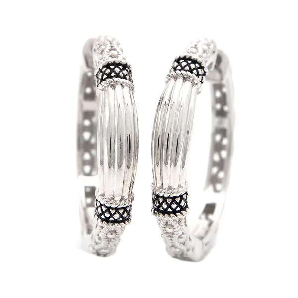 Sterling Silver Hoops Hingham Jewelers Hingham, MA