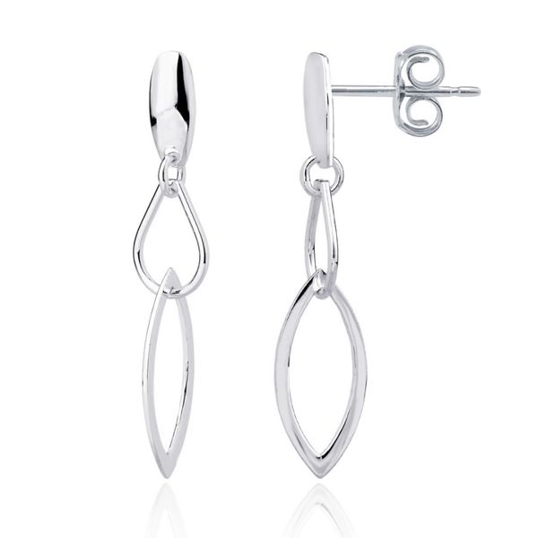 Interlocking Dangle Earrings Hingham Jewelers Hingham, MA