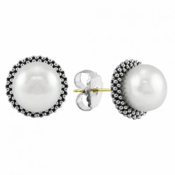 Luna Pearl Stud Earrings Hingham Jewelers Hingham, MA