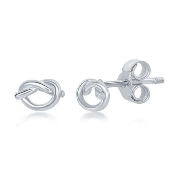 Love Knot Stud Earrings Hingham Jewelers Hingham, MA