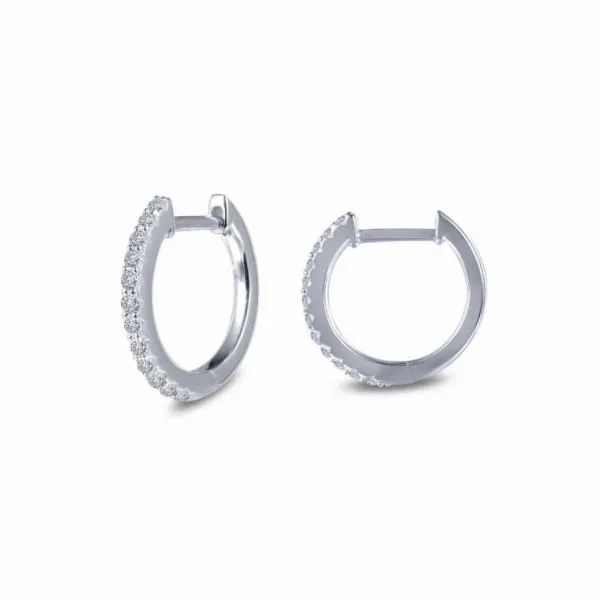 CZ Dainty Hoops Hingham Jewelers Hingham, MA