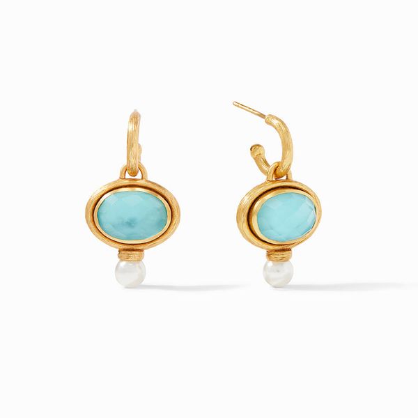 Simone Hoop & Charm Earring Hingham Jewelers Hingham, MA