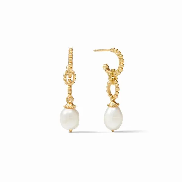 Marbella Midi Hoop & Charm Earring Hingham Jewelers Hingham, MA