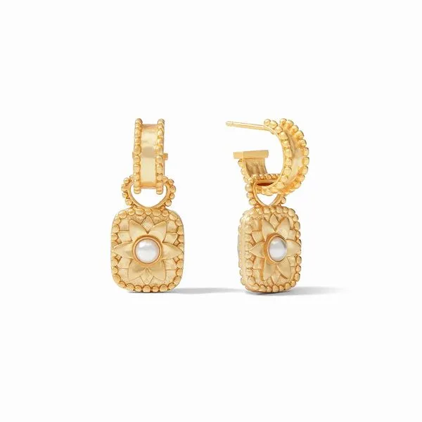 Marbella Hoop & Charm Earring Hingham Jewelers Hingham, MA