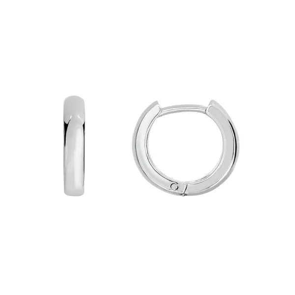 Square Huggie Hoops Hingham Jewelers Hingham, MA