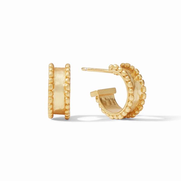 Marbella Hoop & Charm Earring Image 2 Hingham Jewelers Hingham, MA