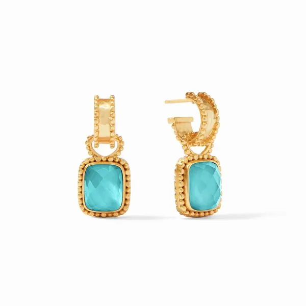 Marbella Hoop & Charm Earring Hingham Jewelers Hingham, MA