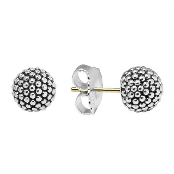 Signature Caviar Beaded Stud Earrings Hingham Jewelers Hingham, MA