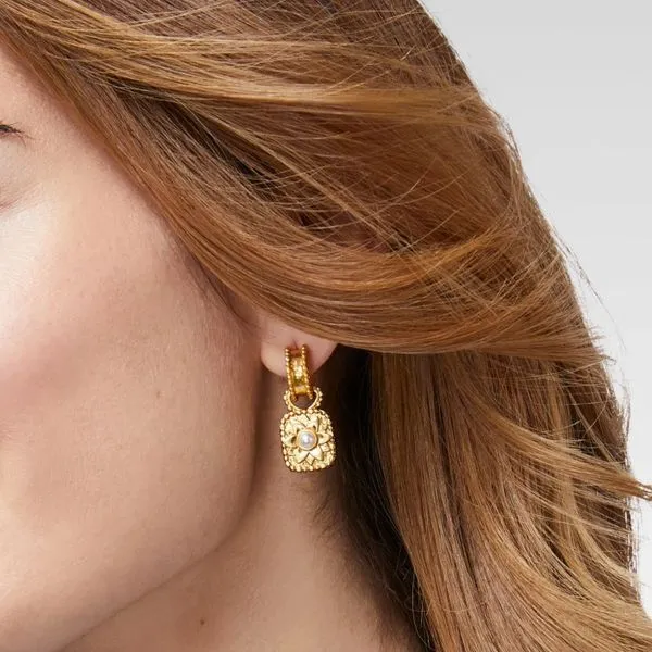 Marbella Hoop & Charm Earring Image 4 Hingham Jewelers Hingham, MA