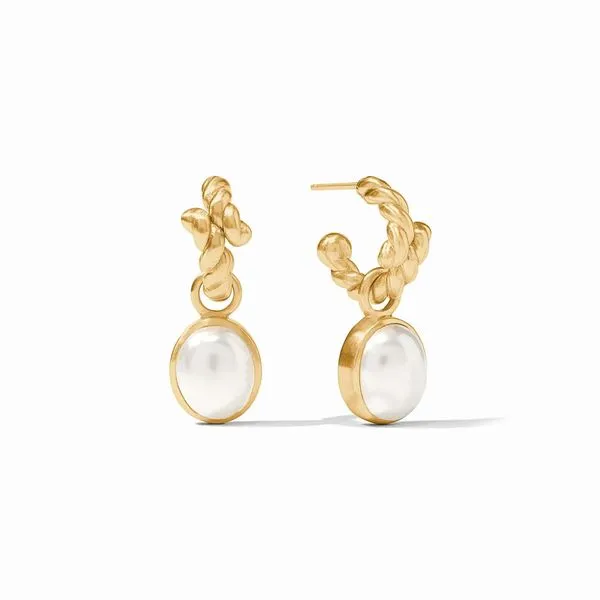 Nassau Hoop & Charm Earring Hingham Jewelers Hingham, MA