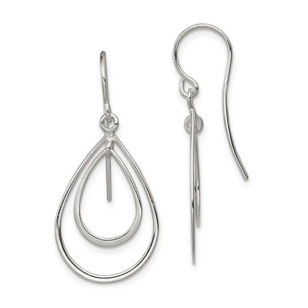 Open Teardrop Dangle Earrings Hingham Jewelers Hingham, MA