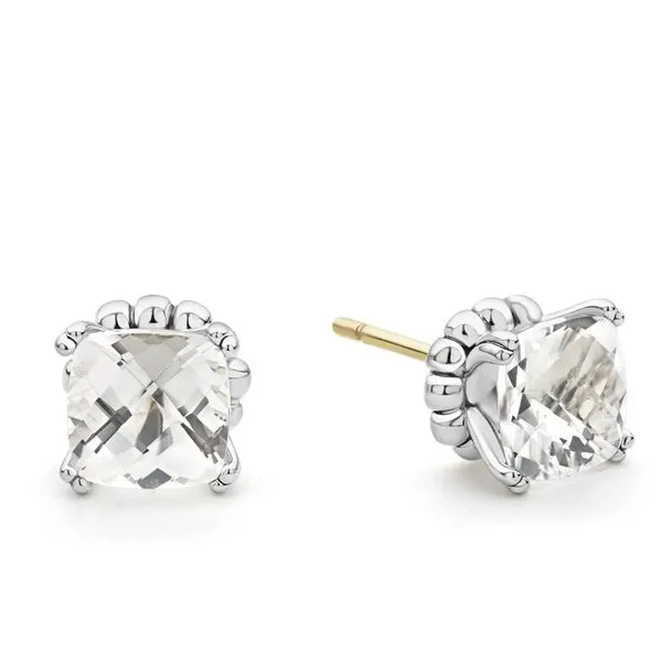 Rottenhouse White Topaz Stud Earrings