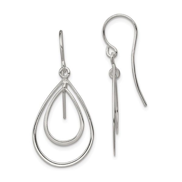 Double Teardrop Dangle Earrings Hingham Jewelers Hingham, MA