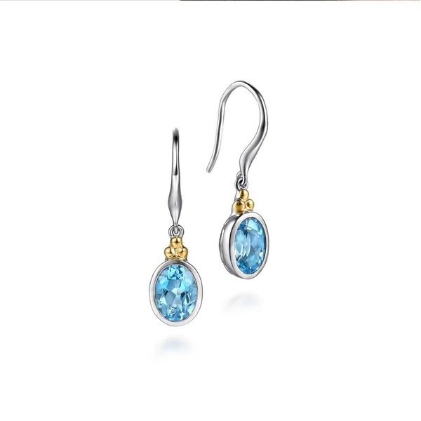 Blue Topaz Drop Earrings Hingham Jewelers Hingham, MA
