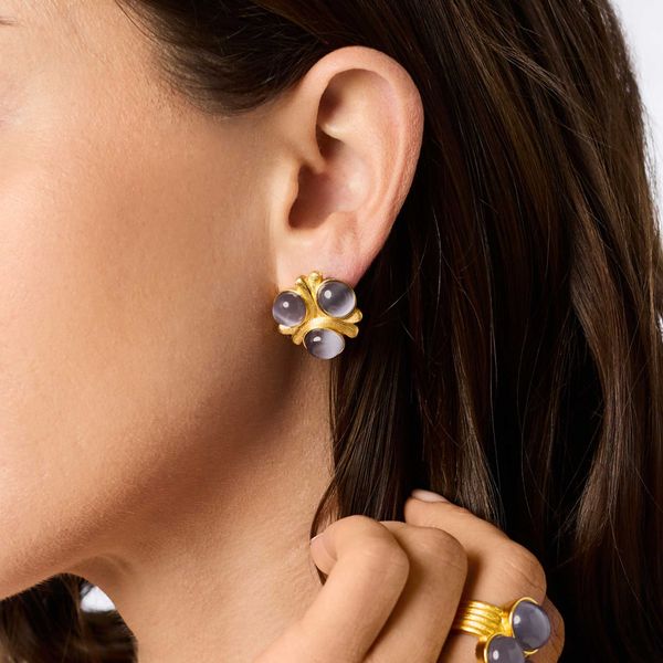 Cobblestone Statement Stud Earring Image 2 Hingham Jewelers Hingham, MA