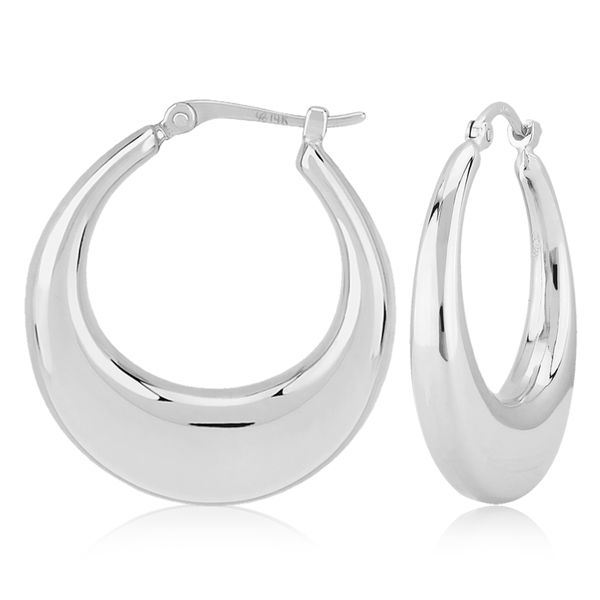 Shell Hoop Earrings Hingham Jewelers Hingham, MA