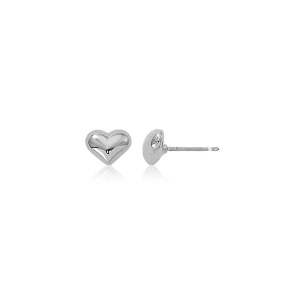 Heart Stud Earrings Hingham Jewelers Hingham, MA