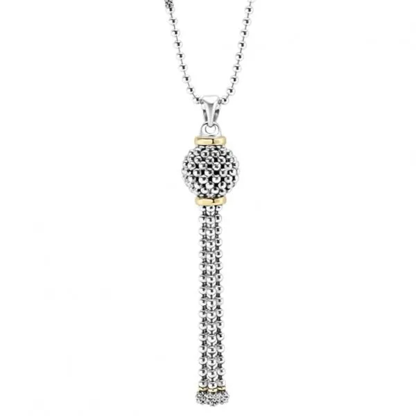 Caviar Tassel Pendant Necklace Hingham Jewelers Hingham, MA