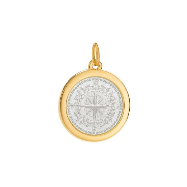 Medium Vermeil Compass Rose Pendant Hingham Jewelers Hingham, MA