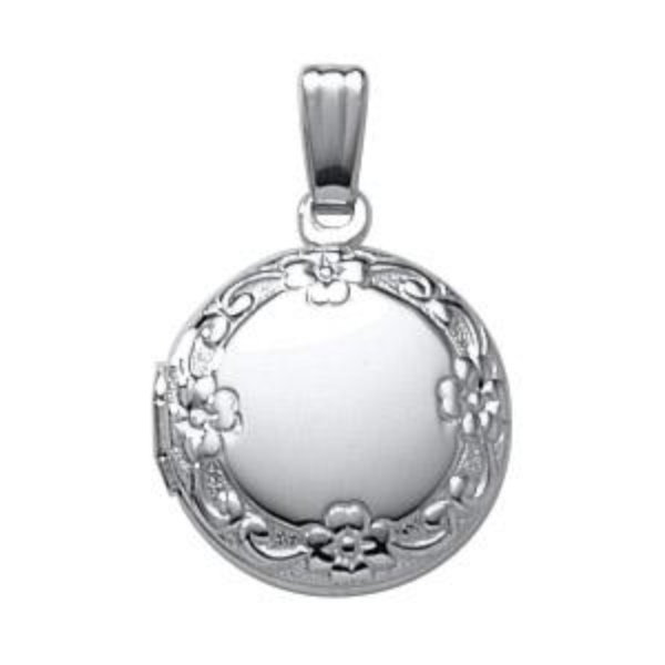 Sterling Silver Round Locket Hingham Jewelers Hingham, MA