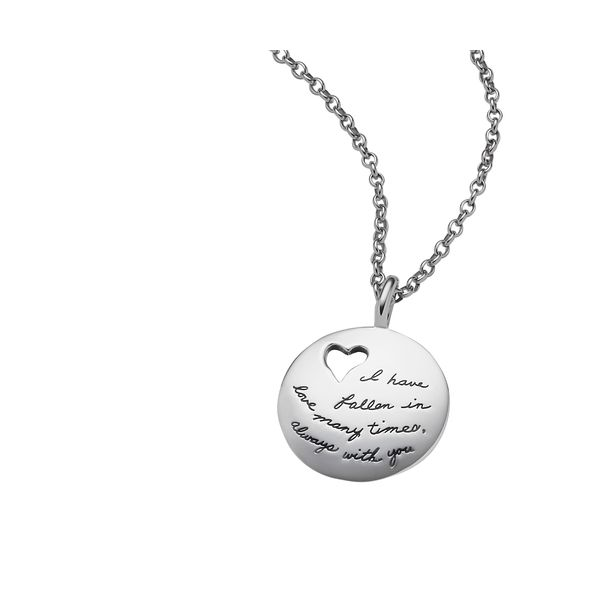 I Have Fallen In Love - Quote Necklace Hingham Jewelers Hingham, MA