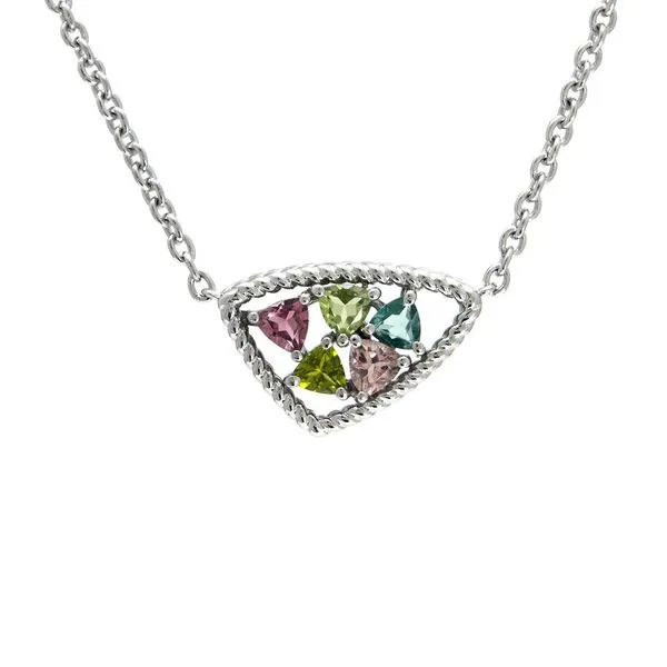 Mosaico Tourmaline Necklace Hingham Jewelers Hingham, MA