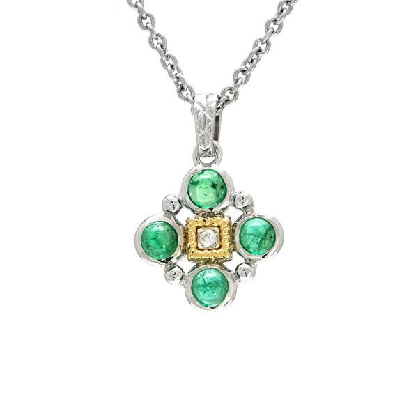 Bizantino Emerald Pendant Hingham Jewelers Hingham, MA