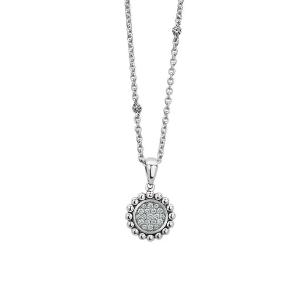 Caviar Spark Diamond Pendant Necklace Hingham Jewelers Hingham, MA
