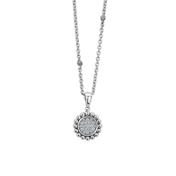 Caviar Spark Diamond Pendant Necklace Hingham Jewelers Hingham, MA