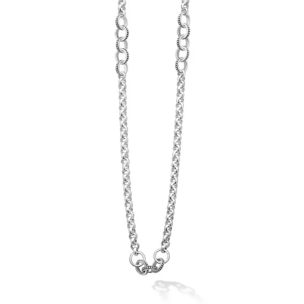 Signature Caviar Long Link Necklace Hingham Jewelers Hingham, MA