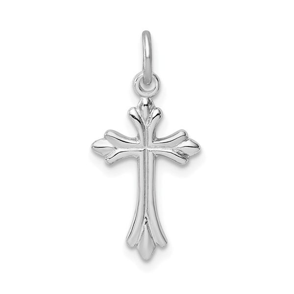 Fleur-de-Lis Cross Pendant Hingham Jewelers Hingham, MA