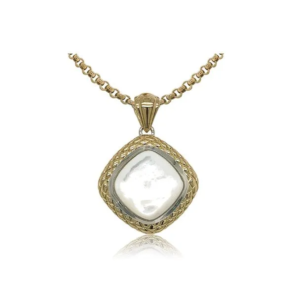 White Mother of Pearl Timeless Pendant Hingham Jewelers Hingham, MA