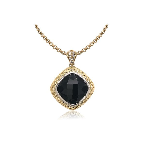 Black Onyx Timeless Pendant Hingham Jewelers Hingham, MA