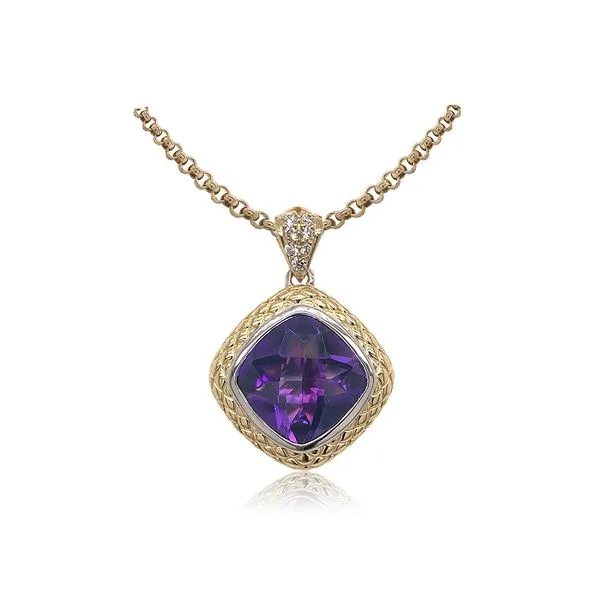 Amethyst Timeless Pendant Hingham Jewelers Hingham, MA