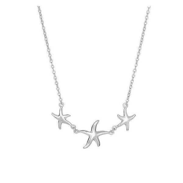 Sterling Starfish Necklace Hingham Jewelers Hingham, MA