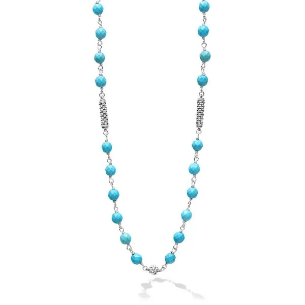 Caviar Icon Turquoise Beaded Necklace Hingham Jewelers Hingham, MA