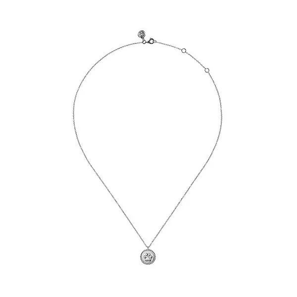 Bujukan Pawprint Necklace Image 2 Hingham Jewelers Hingham, MA