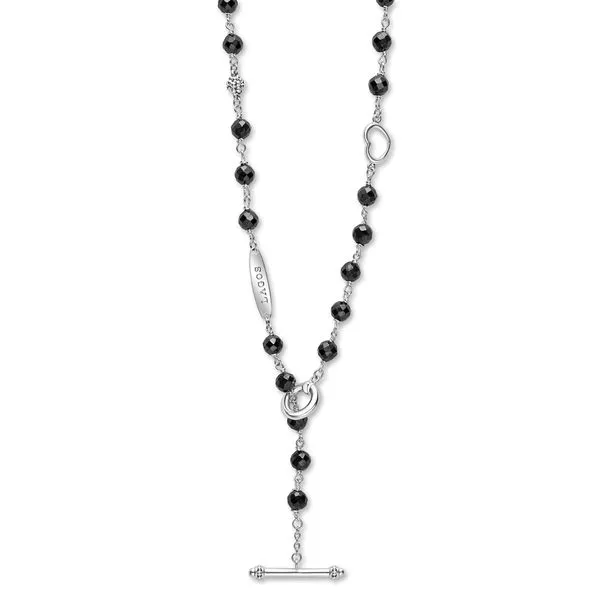 Caviar Icon Black Ceramic Beaded Necklace Image 4 Hingham Jewelers Hingham, MA