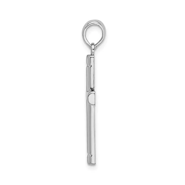 Tubular Cross Pendant Image 2 Hingham Jewelers Hingham, MA
